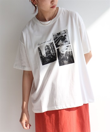 anyfee 【anyfee/プラスサイズ】ロゴプリント半袖Tシャツ_subthumb_2