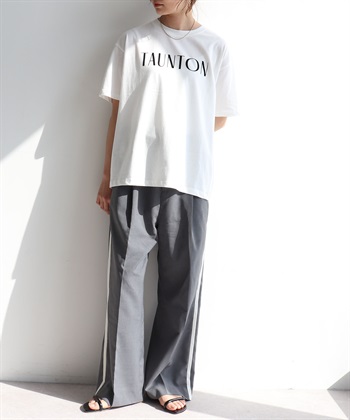 anyfee 【anyfee/プラスサイズ】ロゴプリント半袖Tシャツ_subthumb_13