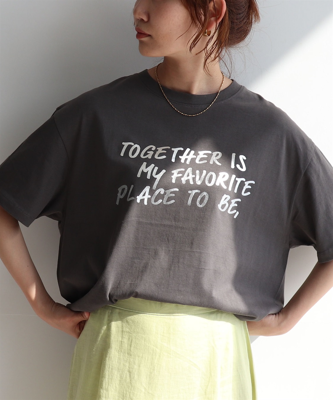 anyfee 【anyfee/プラスサイズ】ロゴプリント半袖Tシャツ_sub_14