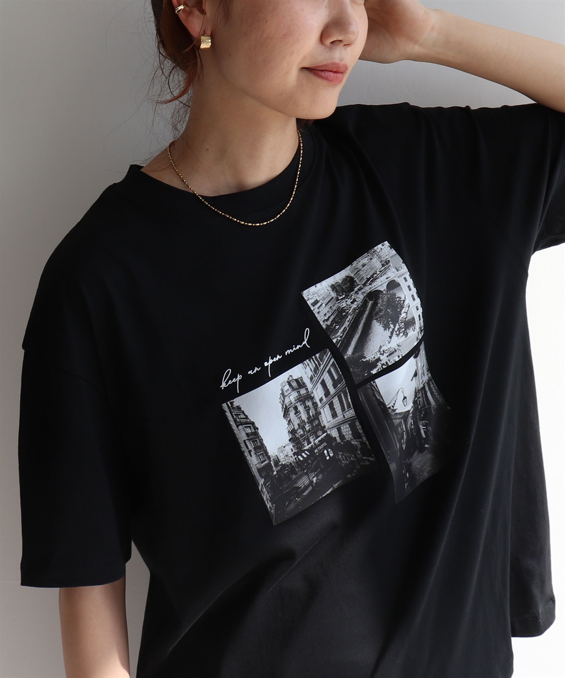 anyfee 【anyfee/プラスサイズ】ロゴプリント半袖Tシャツ_sub_21