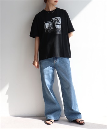 anyfee 【anyfee/プラスサイズ】ロゴプリント半袖Tシャツ_subthumb_22