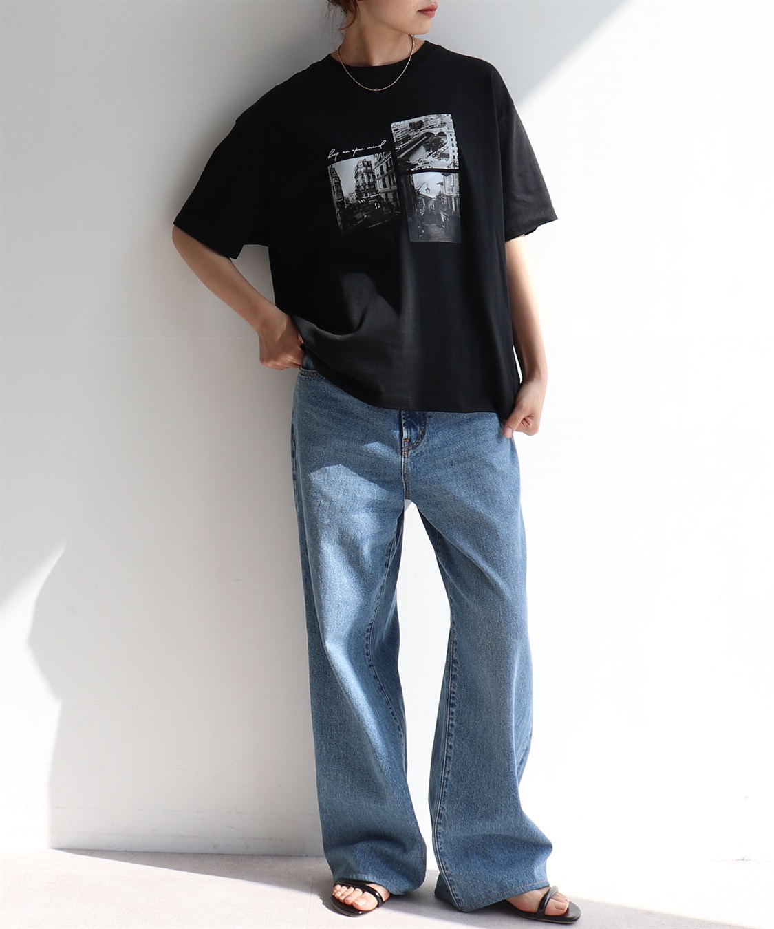 anyfee 【anyfee/プラスサイズ】ロゴプリント半袖Tシャツ_sub_23