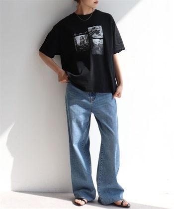 anyfee 【anyfee/プラスサイズ】ロゴプリント半袖Tシャツ_subthumb_23