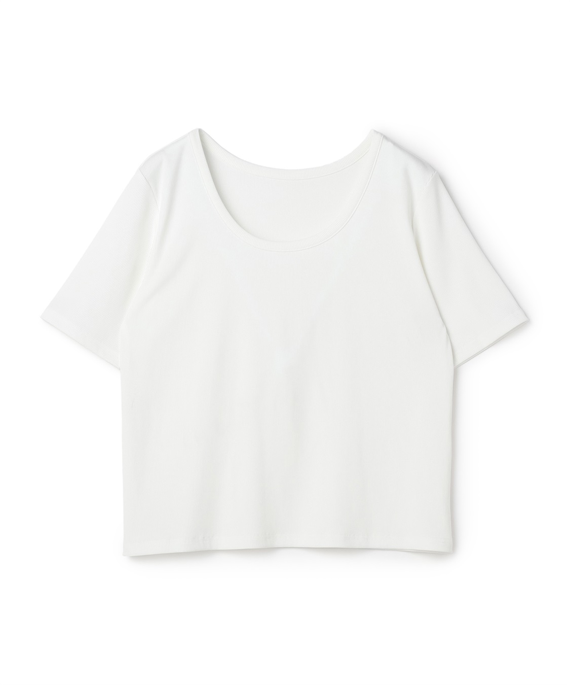 anyfee 【anyfee/プラスサイズ】前後２WAYリブバレエネックTシャツ_sub_25