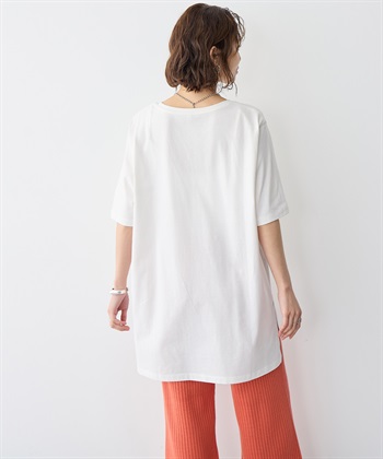 anyfee 【anyfee/プラスサイズ】USAコットンオーバーサイズベーシック半袖Tシャツ・接触冷感_subthumb_3