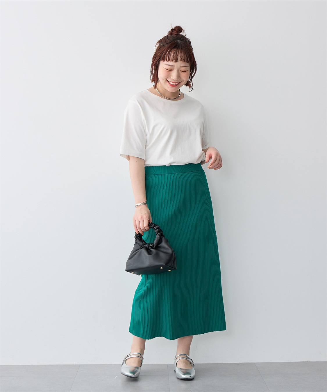 anyfee 【anyfee/プラスサイズ】USAコットンオーバーサイズベーシック半袖Tシャツ・接触冷感_sub_22