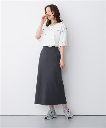 anyfee 【anyfee/プラスサイズ】リボン刺繍Tシャツ_subthumb_13