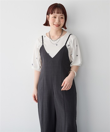 anyfee 【anyfee/プラスサイズ】リボン刺繍Tシャツ_subthumb_18