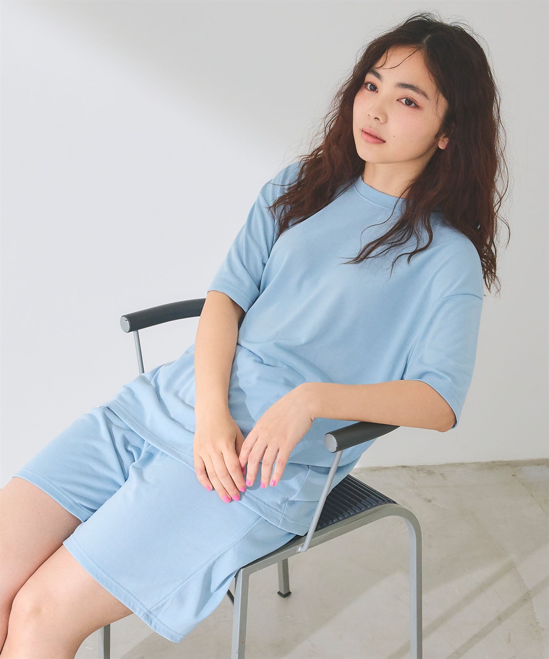 LAFUKU 【LAFUKU】半袖ルームウェアセットアップ《上下セット》_sub_1