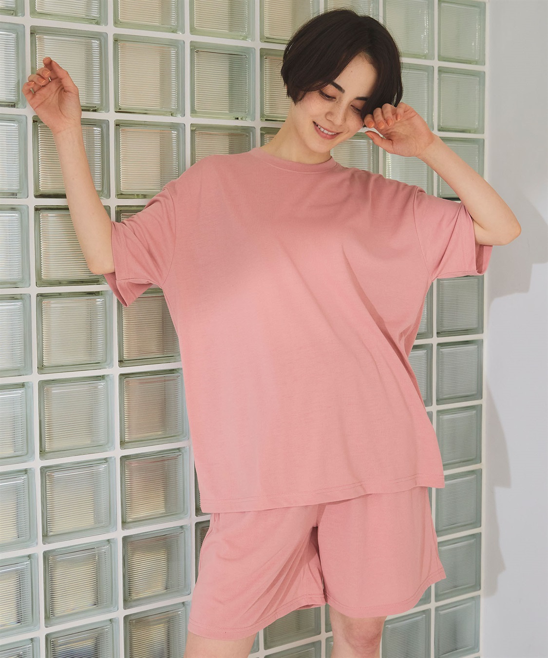 LAFUKU 【LAFUKU】半袖ルームウェアセットアップ《上下セット》_sub_10