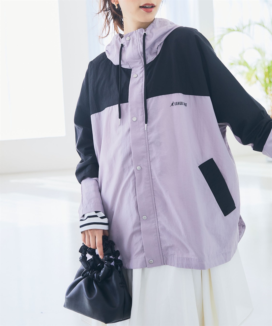 Life Style by cross marche 【KANGOL SPORT】ワイドマウンテンパーカー《撥水》	_sub_5