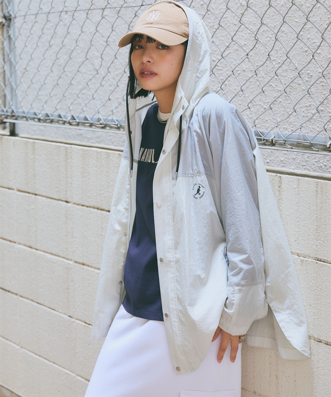 Life Style by cross marche 【KANGOL SPORT】ワイドマウンテンパーカー《撥水》	_sub_7