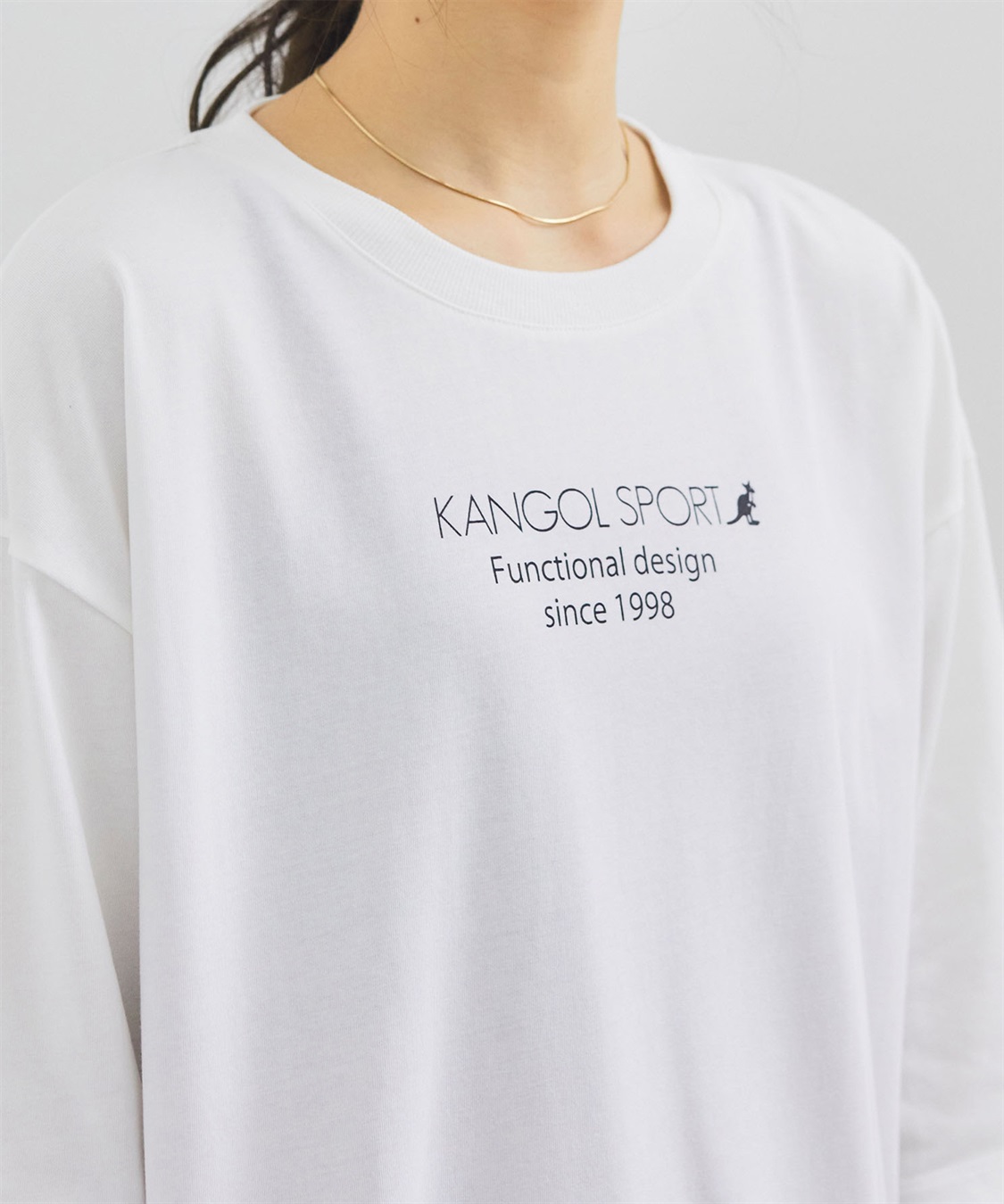 Life Style by cross marche 【KANGOL SPORT】7分袖ロゴTシャツ_sub_16