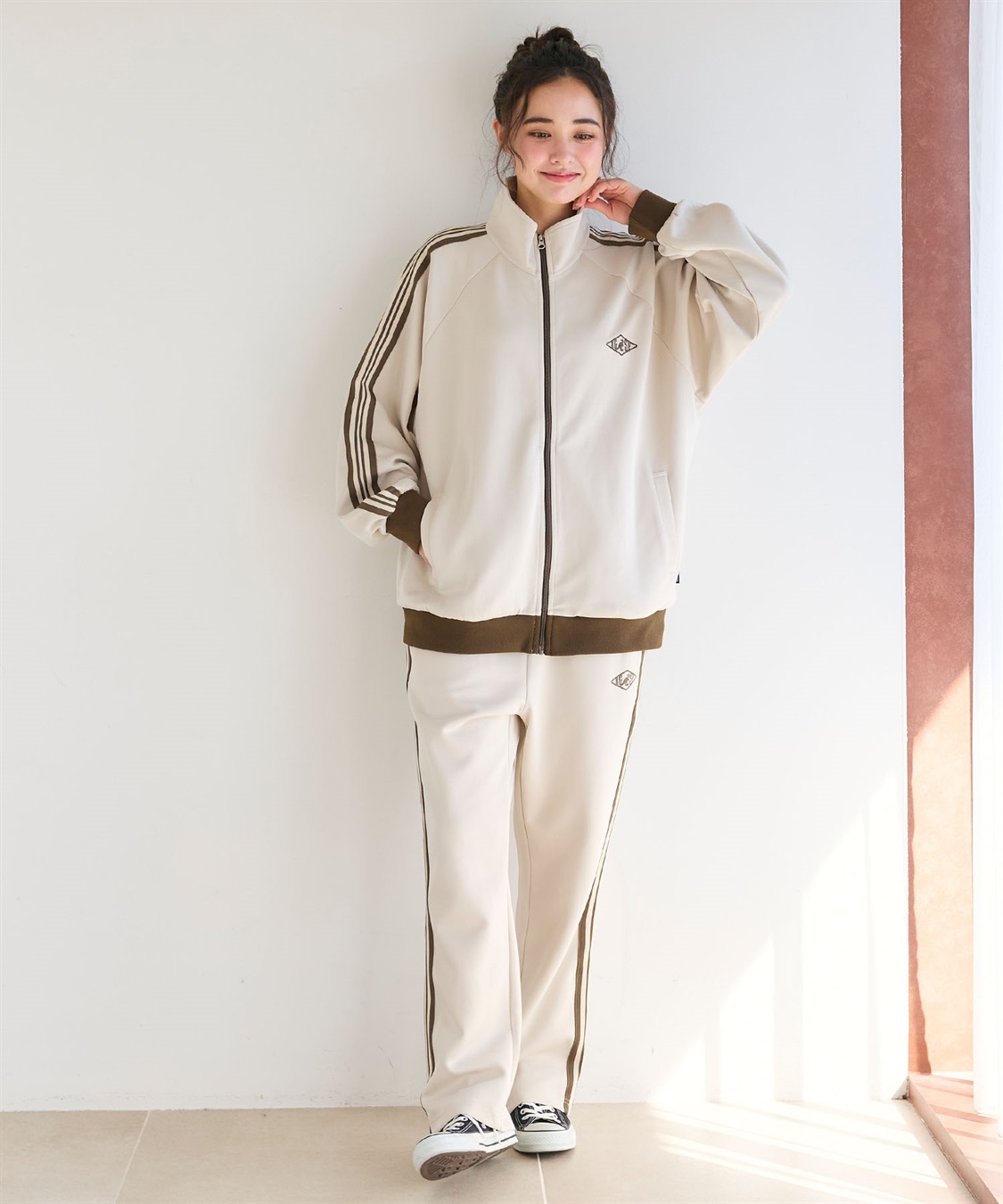 Life Style by cross marche 【KANGOL SPORT】サイドライントラックジャケット《UV対策・ストレッチ・ジャージ》◆新色追加◆_sub_14