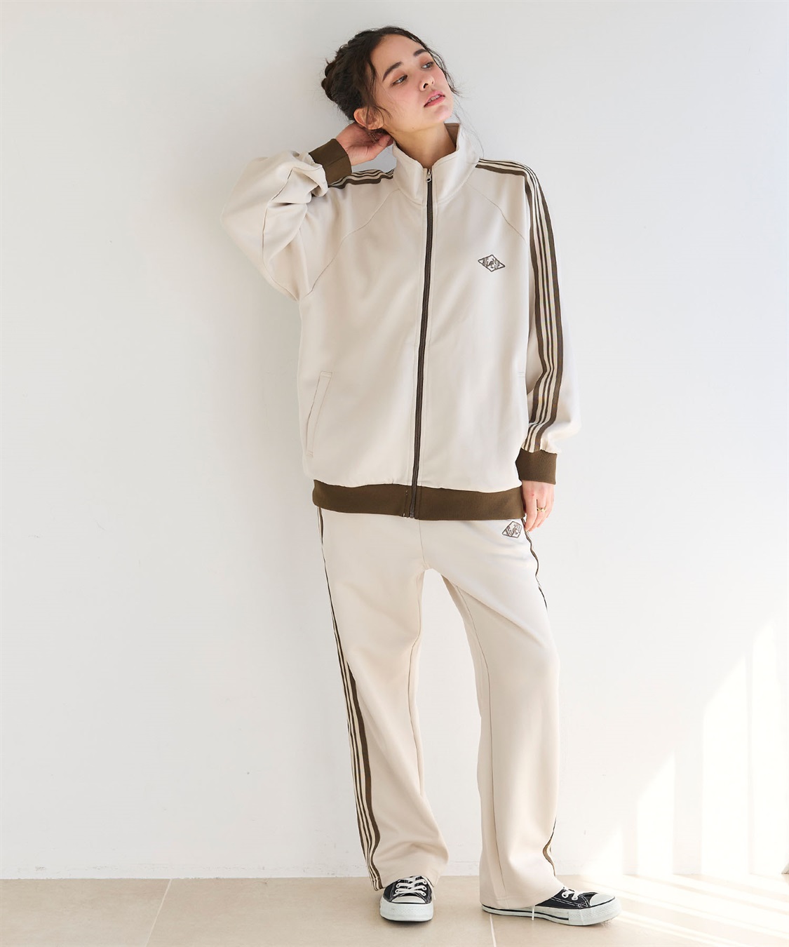 Life Style by cross marche 【KANGOL SPORT】サイドライントラックジャケット《UV対策・ストレッチ・ジャージ》◆新色追加◆_sub_15