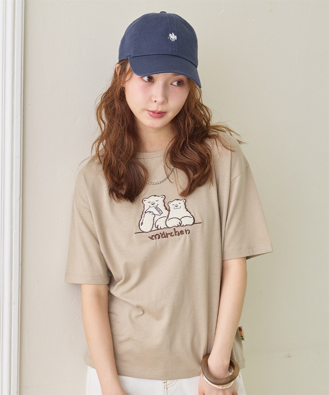 LAFUKU 【サンドイッチハウスメルヘン】サガラ刺繍メルるん♪半袖Tシャツ_sub_1