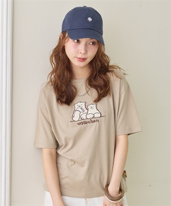 LAFUKU 【サンドイッチハウスメルヘン】サガラ刺繍メルるん♪半袖Tシャツ_subthumb_1