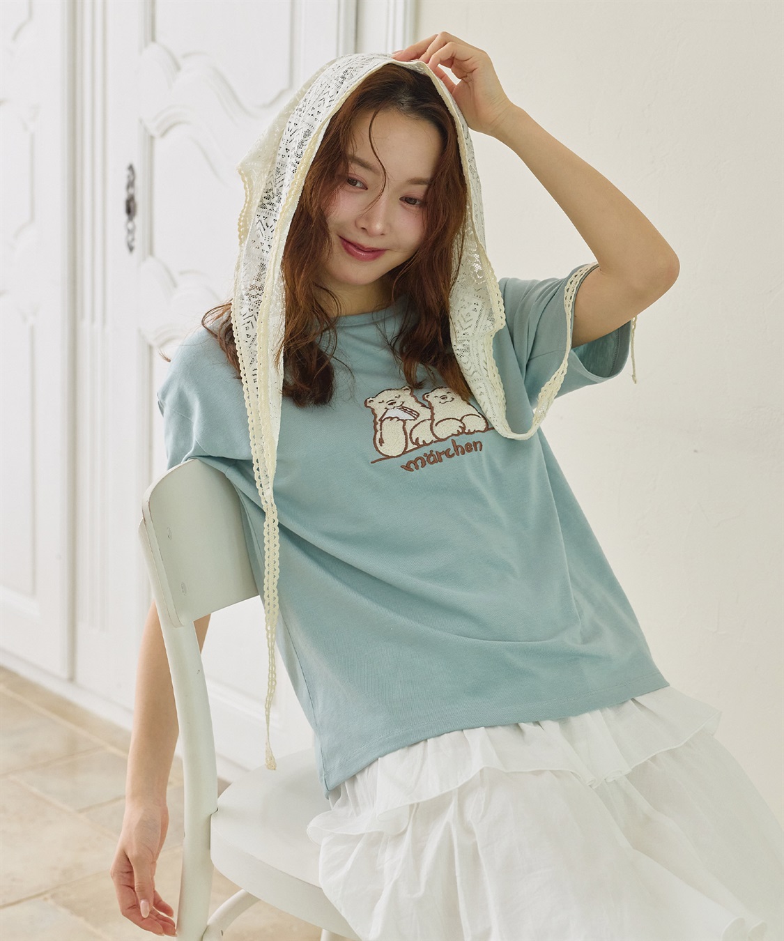LAFUKU 【サンドイッチハウスメルヘン】サガラ刺繍メルるん♪半袖Tシャツ_sub_20
