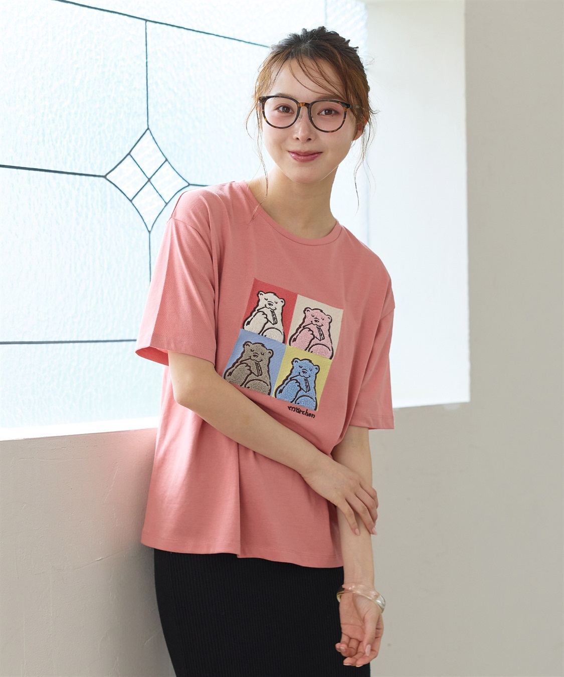 LAFUKU 【サンドイッチハウスメルヘン】サガラ刺繍アートメルるん♪半袖Tシャツ_sub_5