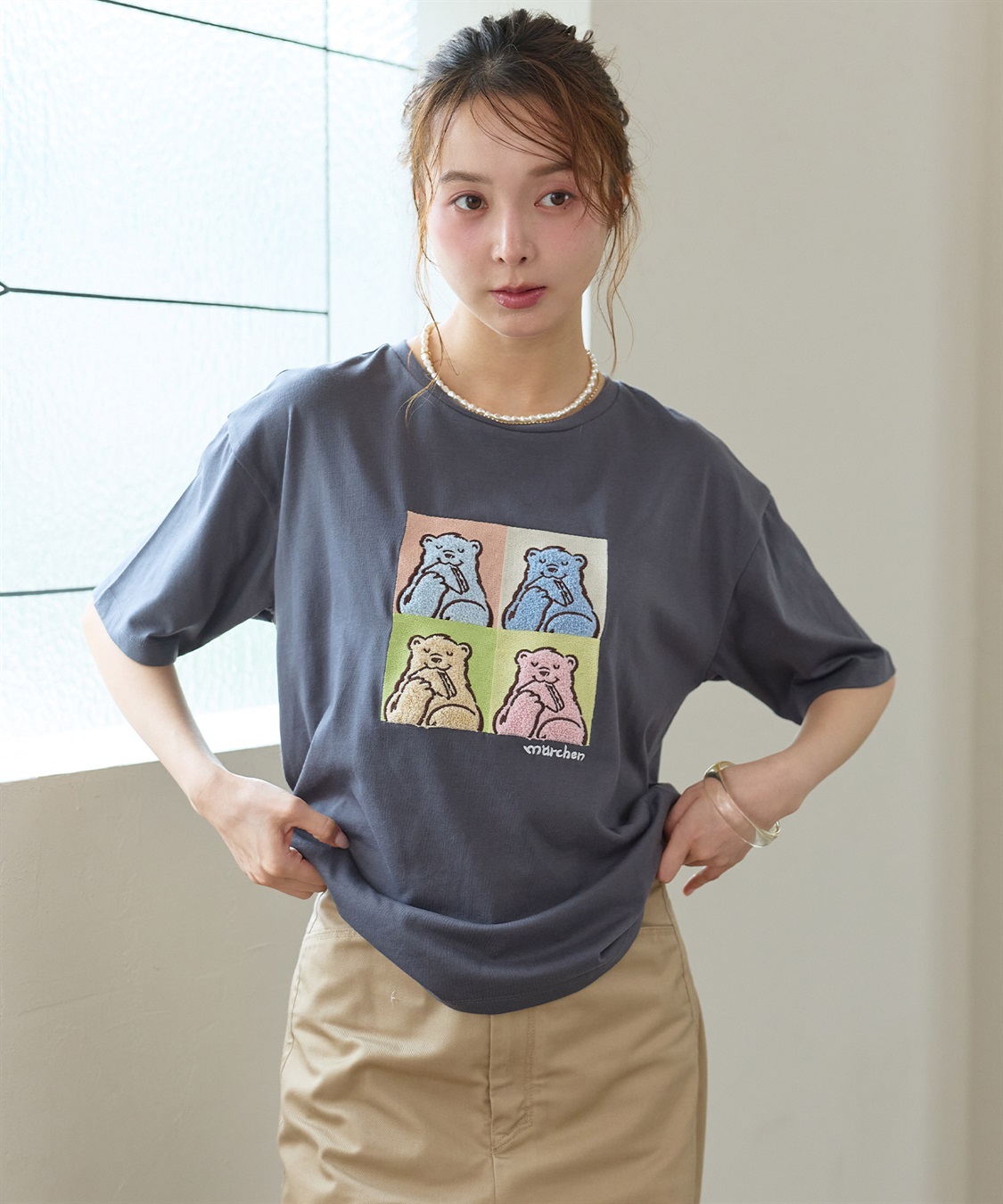LAFUKU 【サンドイッチハウスメルヘン】サガラ刺繍アートメルるん♪半袖Tシャツ_sub_17