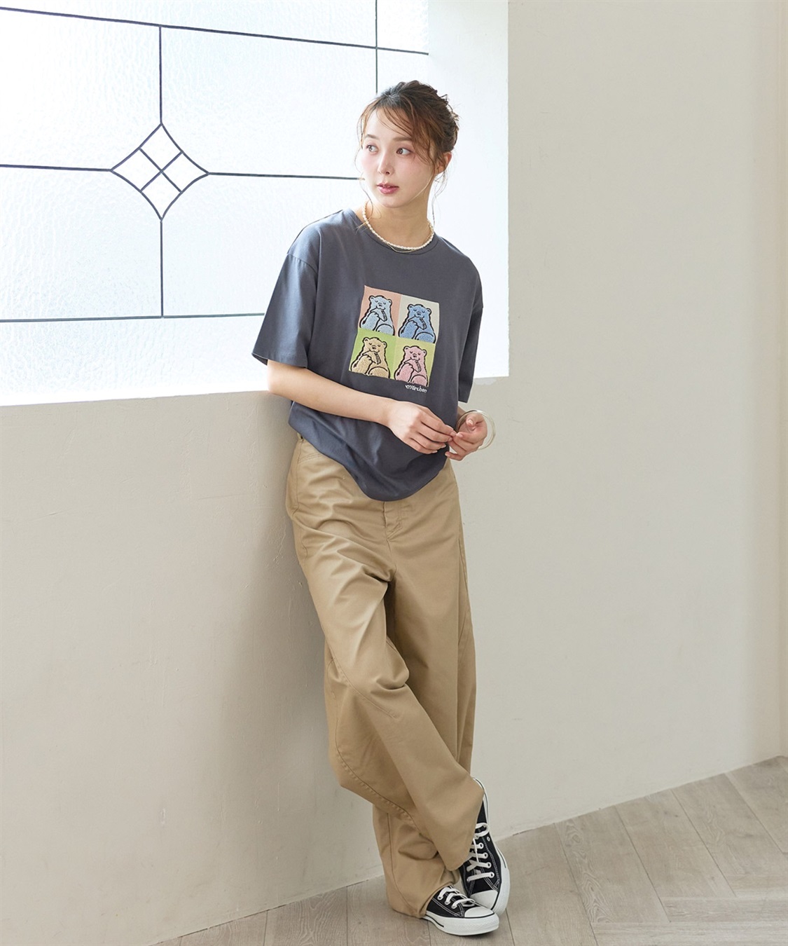 LAFUKU 【サンドイッチハウスメルヘン】サガラ刺繍アートメルるん♪半袖Tシャツ_sub_19