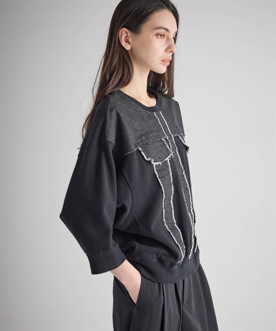 ATSURO TAYAMA 【unisex】七分袖デニムトップス_sub_5