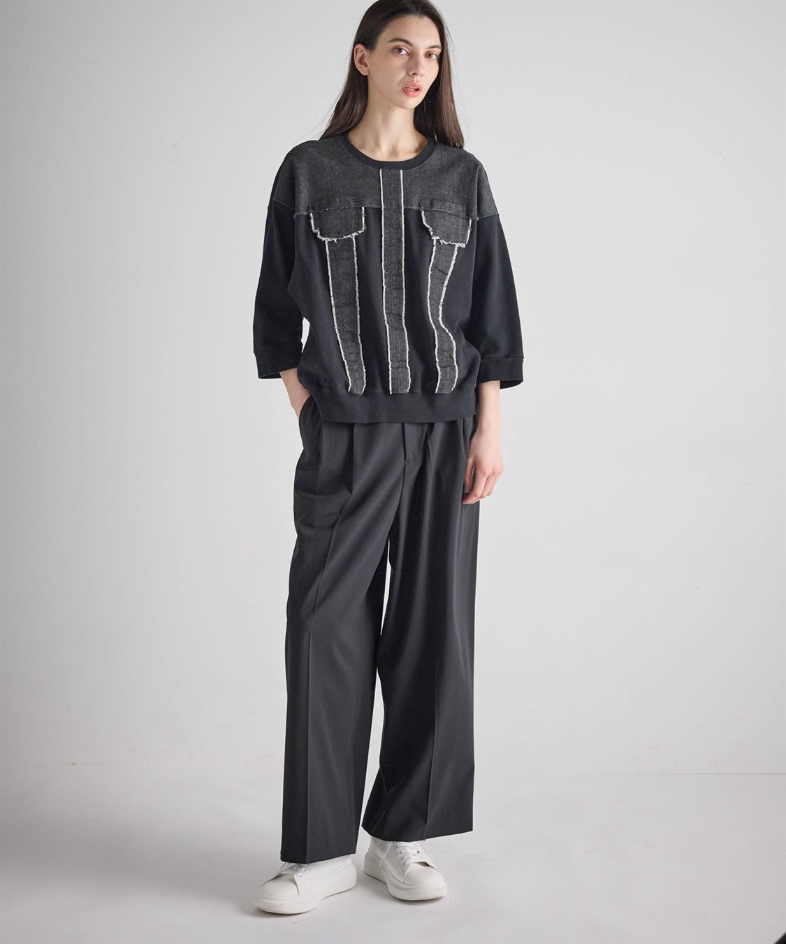 ATSURO TAYAMA 【unisex】七分袖デニムトップス_sub_7