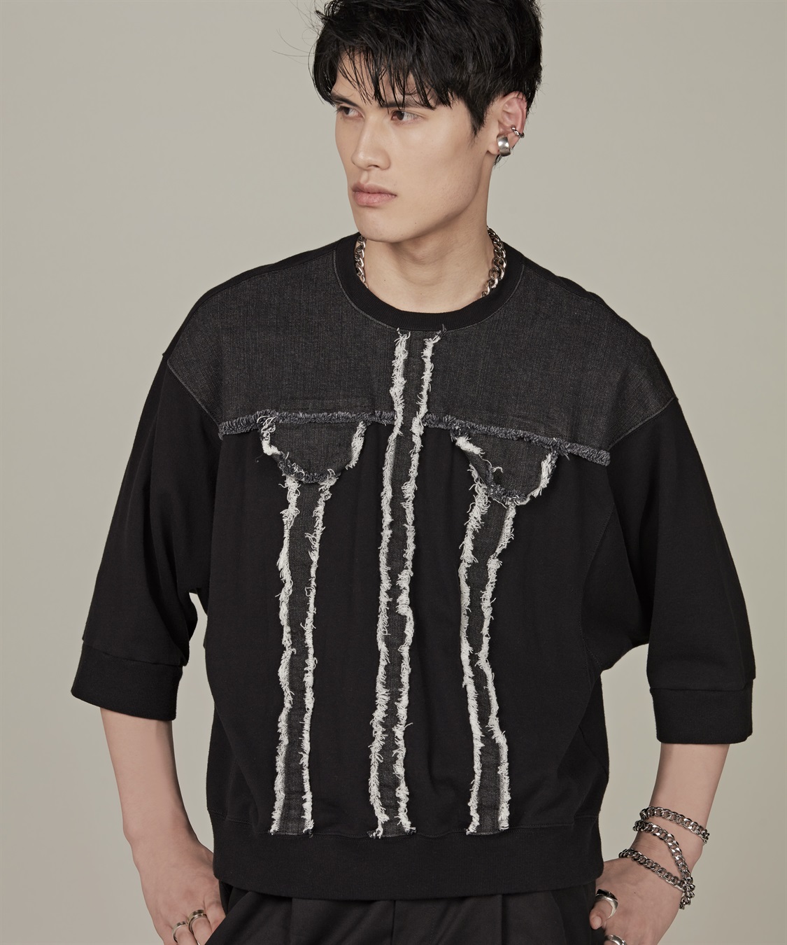 ATSURO TAYAMA 【unisex】七分袖デニムトップス_sub_9