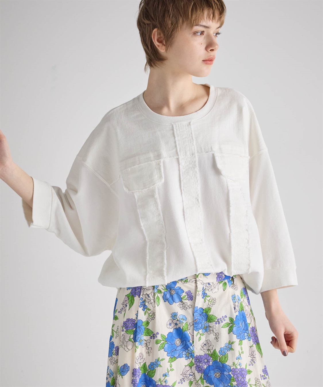 ATSURO TAYAMA 【unisex】七分袖デニムトップス_sub_12