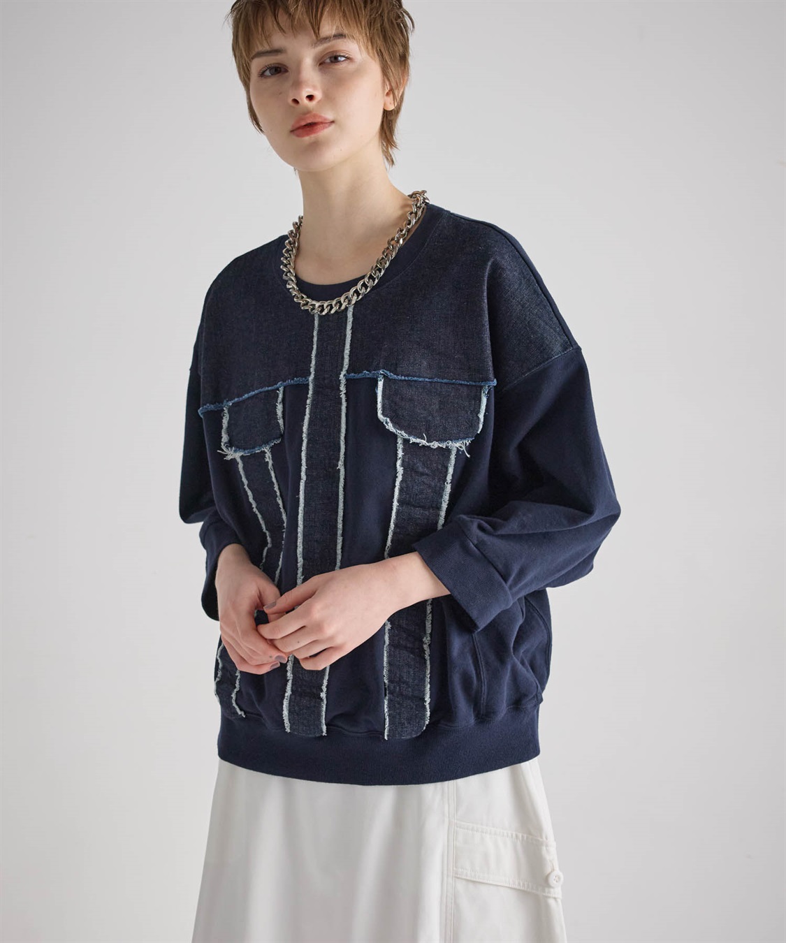 ATSURO TAYAMA 【unisex】七分袖デニムトップス_sub_17