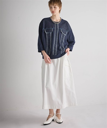 ATSURO TAYAMA 【unisex】七分袖デニムトップス_subthumb_24