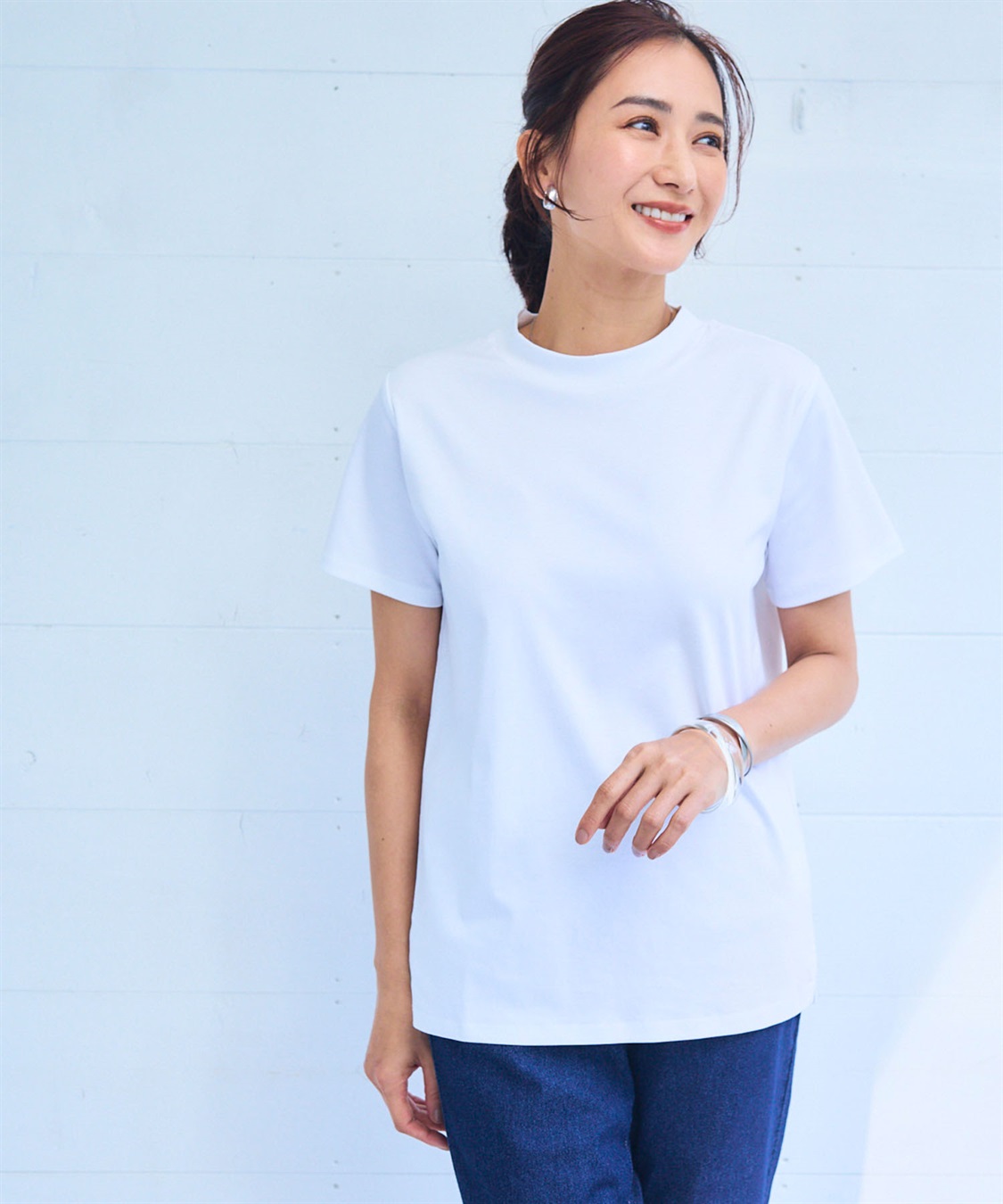 CROSS FUNCTION 《シワになりにくい・なめらか》正解ハイネックTシャツ【CF/クロスファンクション】_sub_10