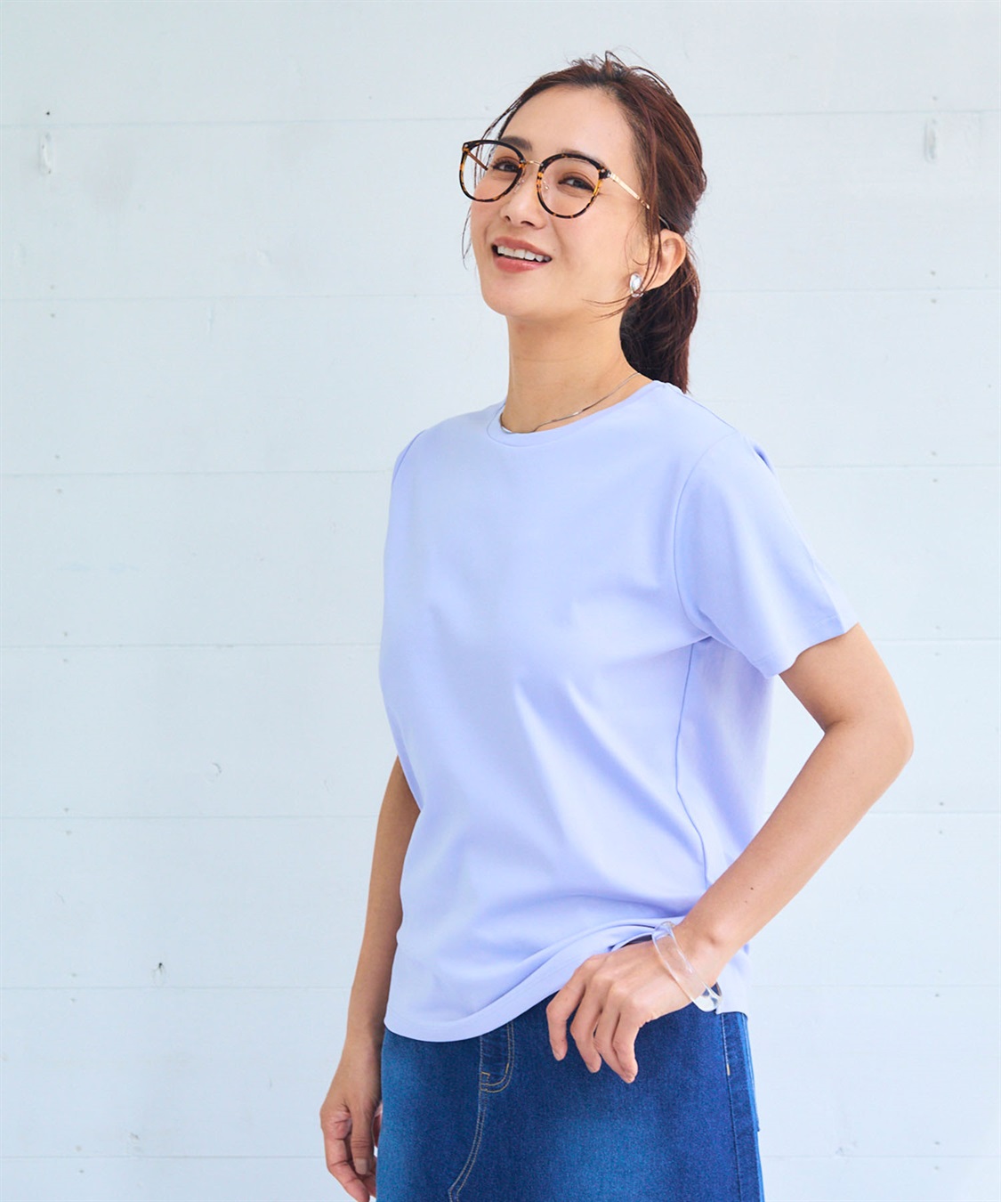 CROSS FUNCTION 《シワになりにくい・なめらか》正解クルーネックTシャツ【CF/クロスファンクション】_sub_16