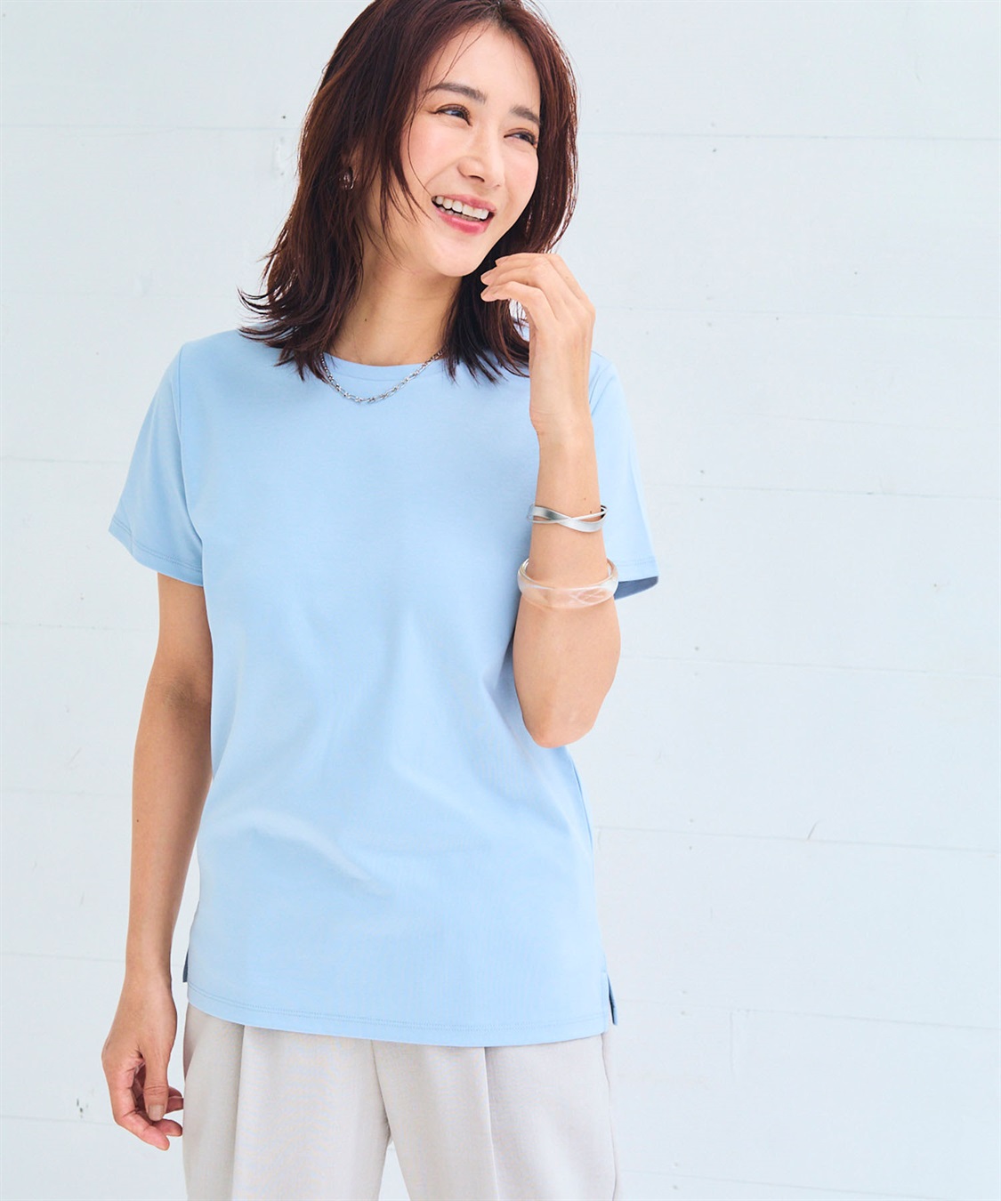 CROSS FUNCTION 《シワになりにくい・なめらか》正解クルーネックTシャツ【CF/クロスファンクション】_sub_22