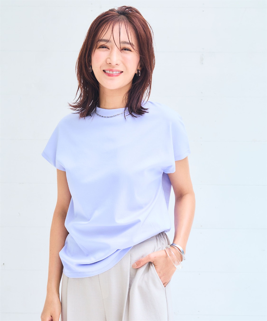 CROSS FUNCTION 《シワになりにくい・ヨレにくい》正解ハイネックフレンチTシャツ【CF/クロスファンクション】_sub_21