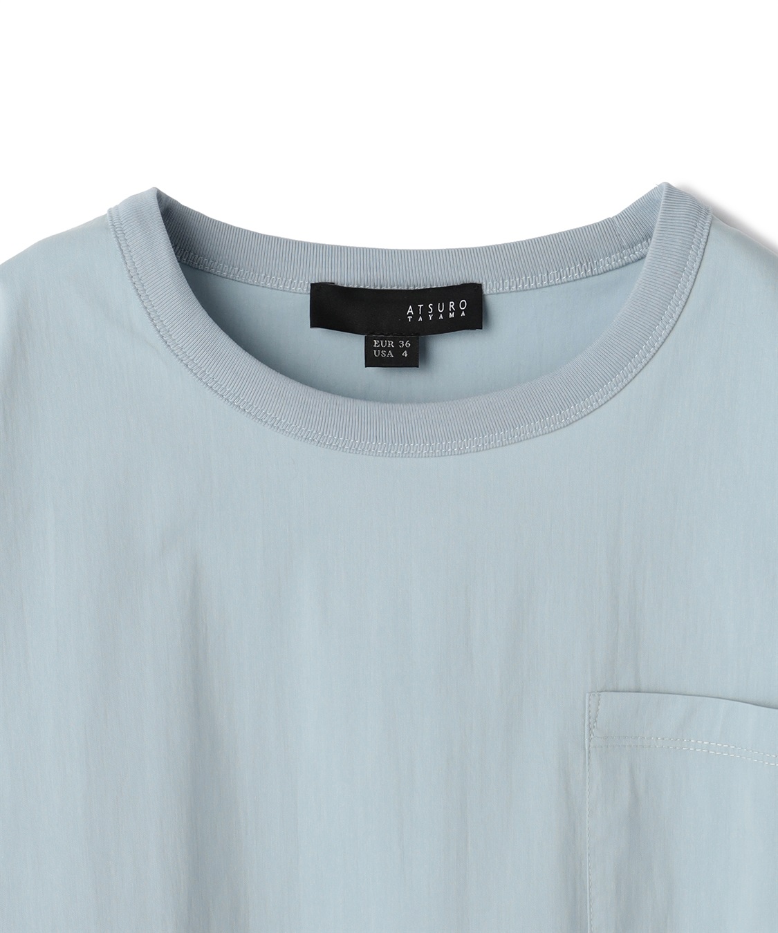 ATSURO TAYAMA クルーネックワイドスリーブTシャツ_sub_3