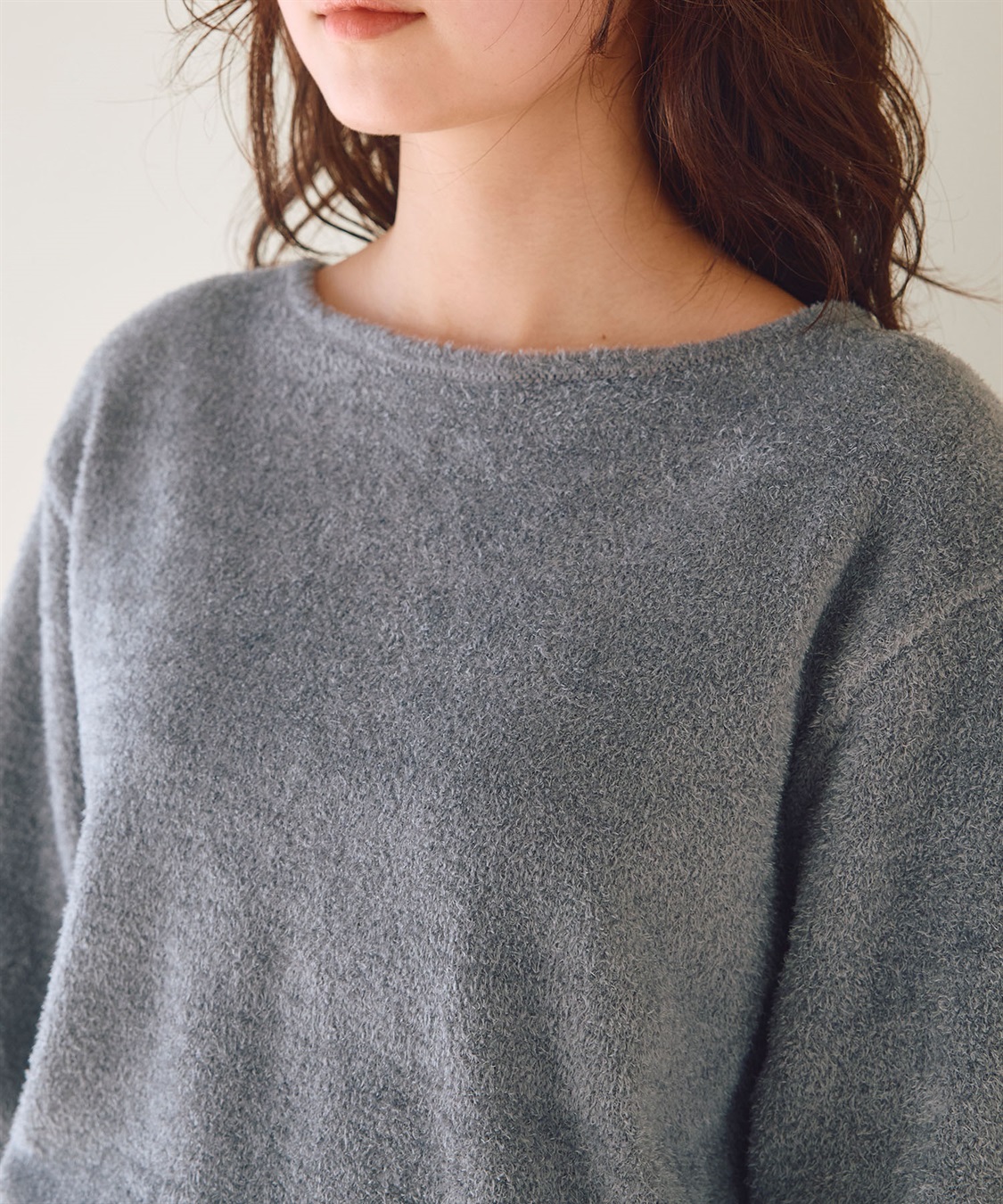 LAFUKU 【LAFUKU/ラフク】もこふわマシュマロ5分袖ルームウェアトップス《セットアップ対応/上下別売り》_sub_9