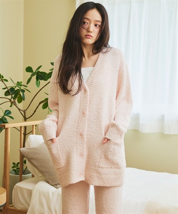 LAFUKU 【LAFUKU/ラフク】マシュマロニットもちふわネップニットＶネックカーディガン/ルームウェア（上下別売り）_subthumb_14