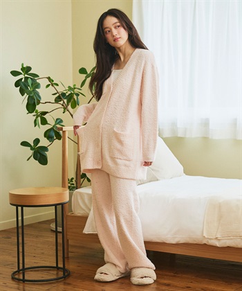 LAFUKU 【LAFUKU/ラフク】マシュマロニットもちふわネップニットＶネックカーディガン/ルームウェア（上下別売り）_subthumb_18