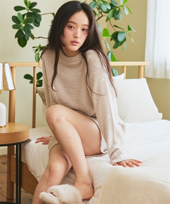 LAFUKU 【LAFUKU/ラフク】もちふわマシュマロニットハートドット刺繍トップス/ルームウェア（上下別売り）_subthumb_24