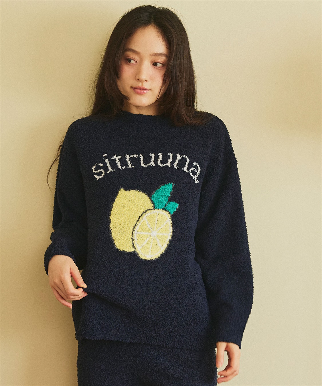 LAFUKU 【LAFUKU/ラフク】もちふわマシュマロニットフルーツ刺繍トップス/ルームウェア◆洗濯可能◆（上下別売り）_sub_23