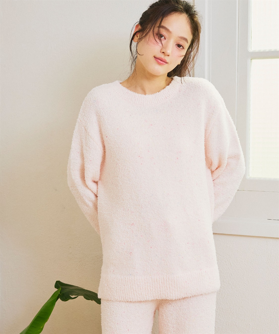 LAFUKU 【LAFUKU/ラフク】マシュマロニットもちふわネップニットトップス/ルームウェア（上下別売り）_sub_2