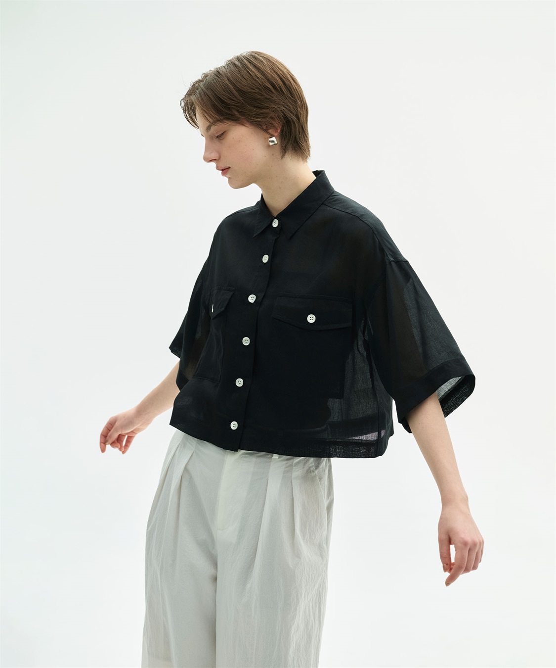 N.O.R.C シアーデニムCPOシャツ_sub_1