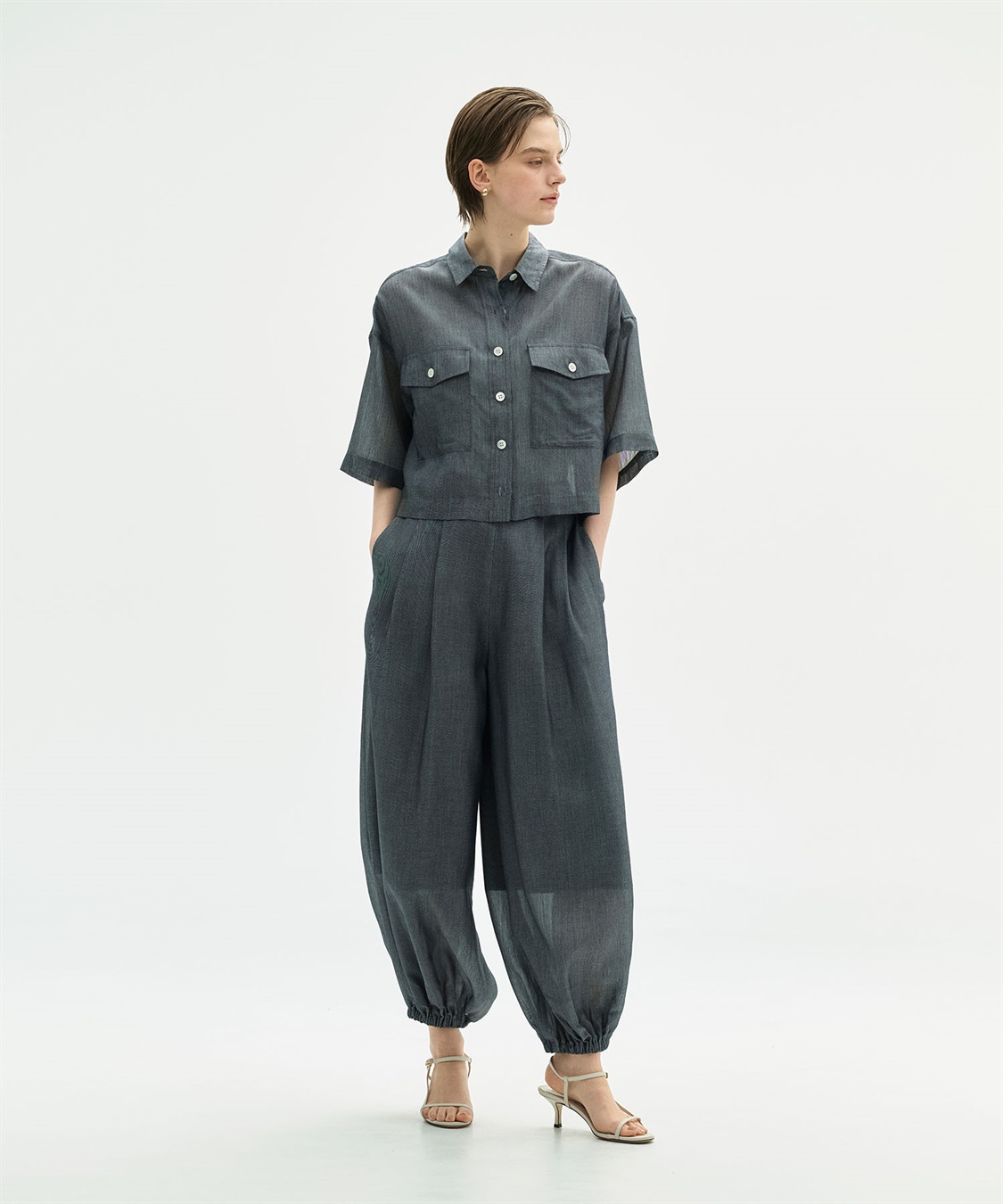 N.O.R.C シアーデニムCPOシャツ_sub_10