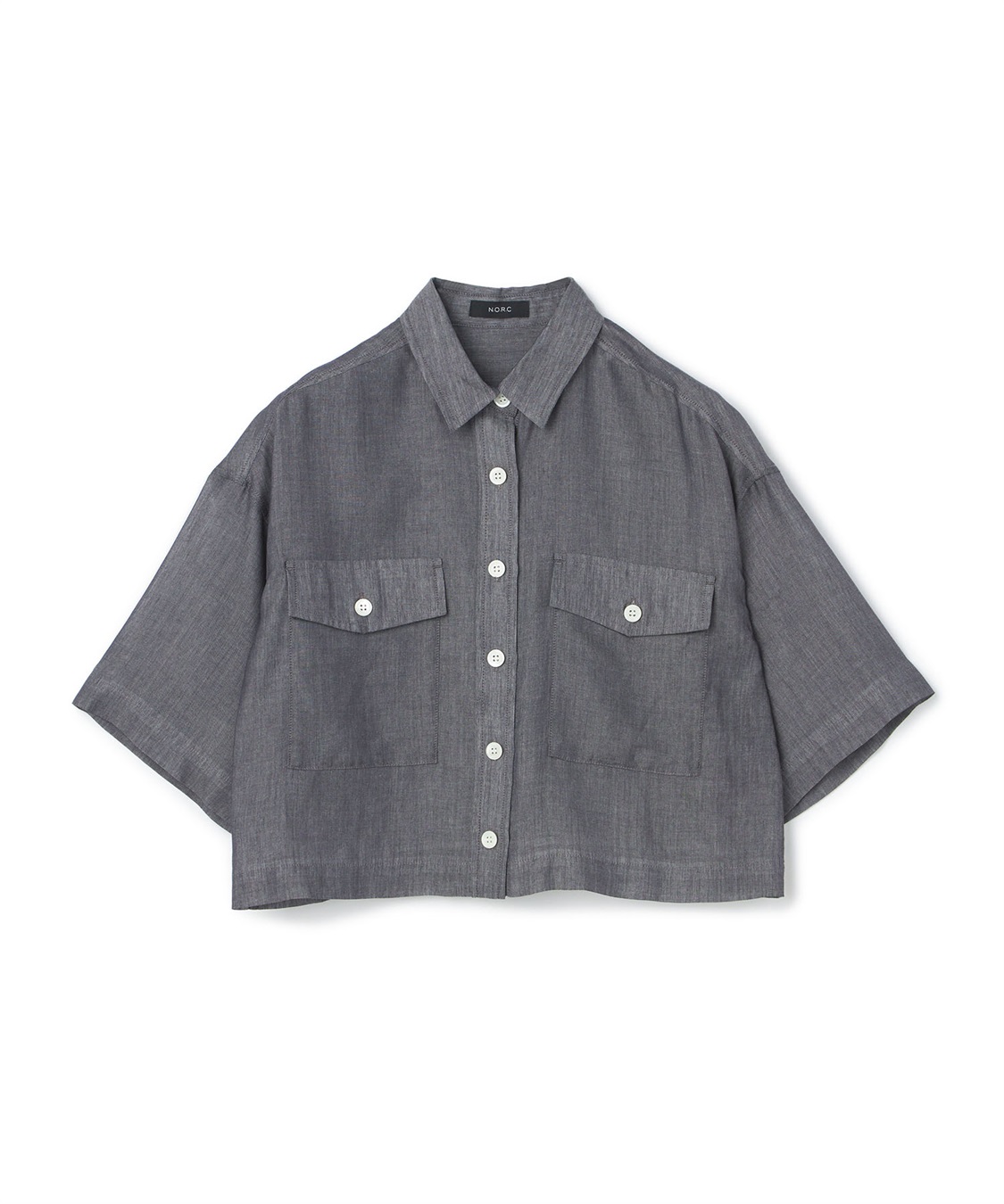 N.O.R.C シアーデニムCPOシャツ_sub_19
