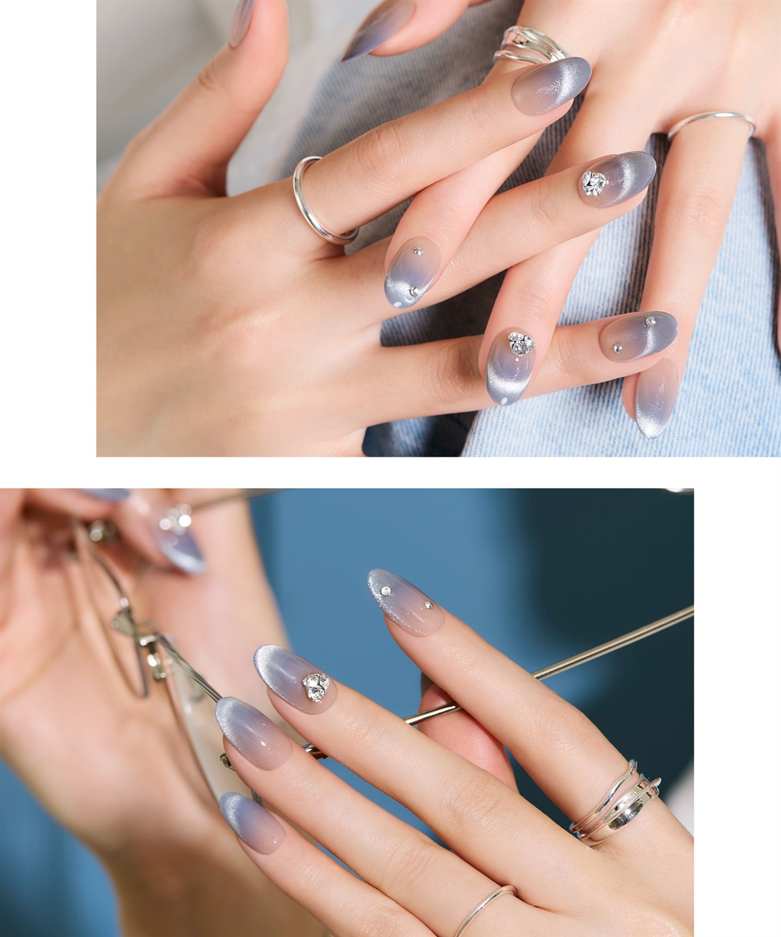 DASHING DIVA DASHING DIVA/ダッシングディバ magic press Shadow Blue ハンドネイル_sub_3