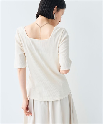 CROSS FUNCTION 《UVカット》エブ楽 前後2wayテレコ５分袖Tシャツ_subthumb_5