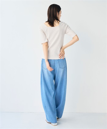 CROSS FUNCTION 《UVカット》エブ楽 前後2wayテレコ５分袖Tシャツ_subthumb_22