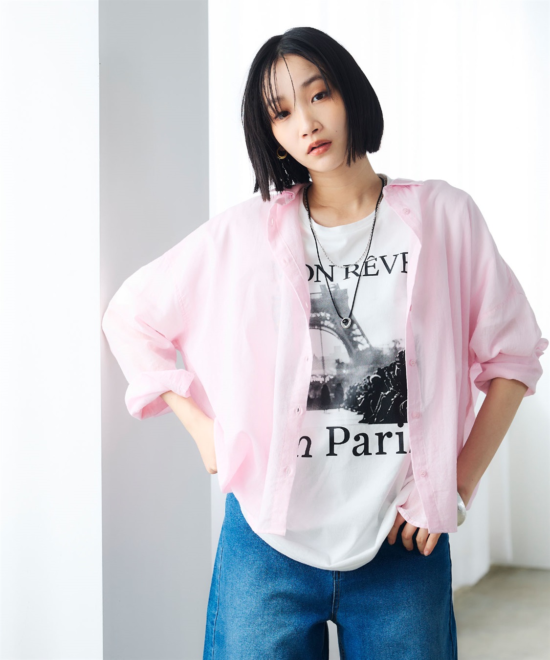 CROSS FUNCTION 《UV・接触冷感》エブ楽 ParisフォトプリントTシャツ_sub_14