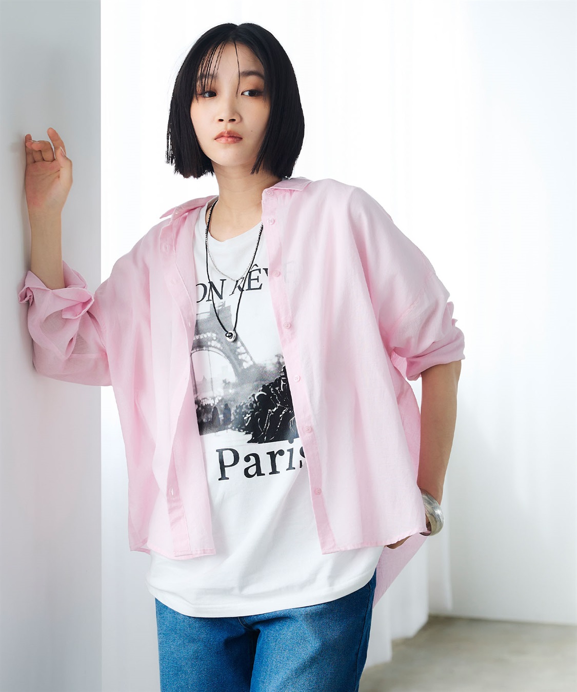 CROSS FUNCTION 《UV・接触冷感》エブ楽 ParisフォトプリントTシャツ_sub_15